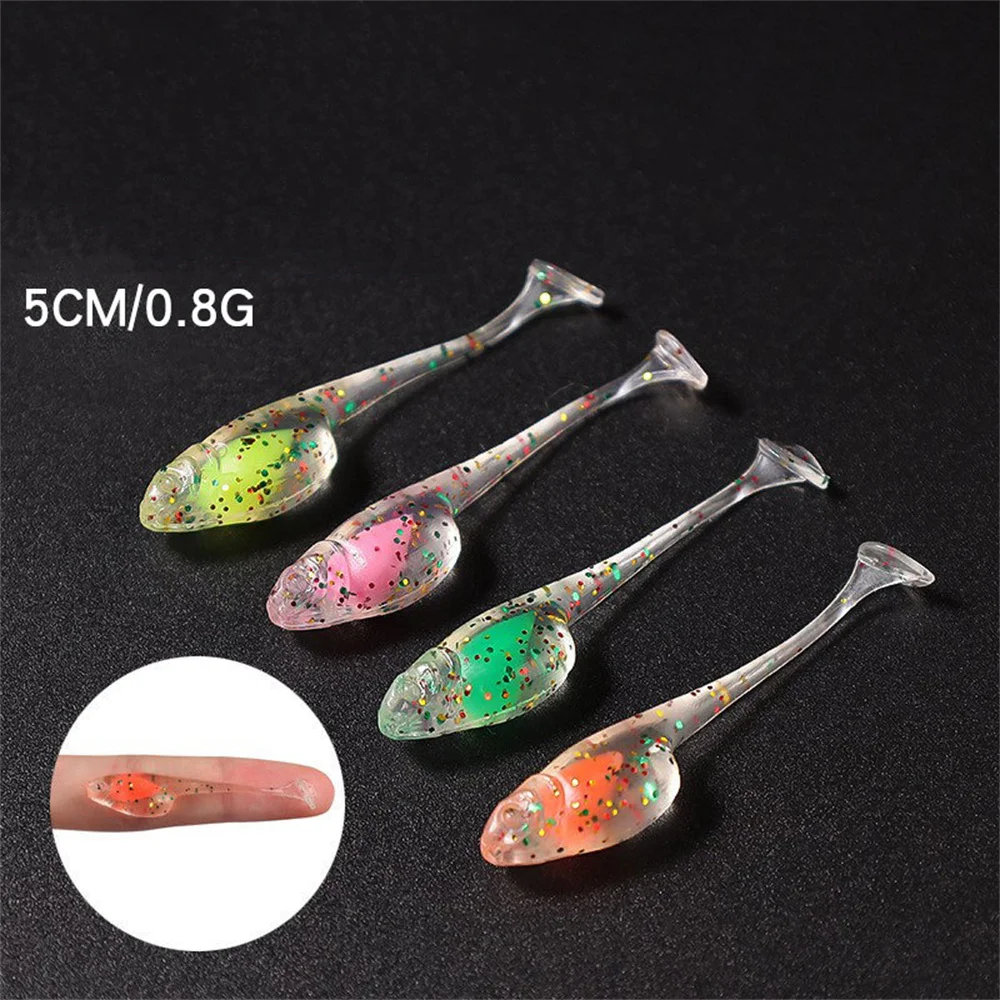 Soft silicone lure 5 cm para rockfish