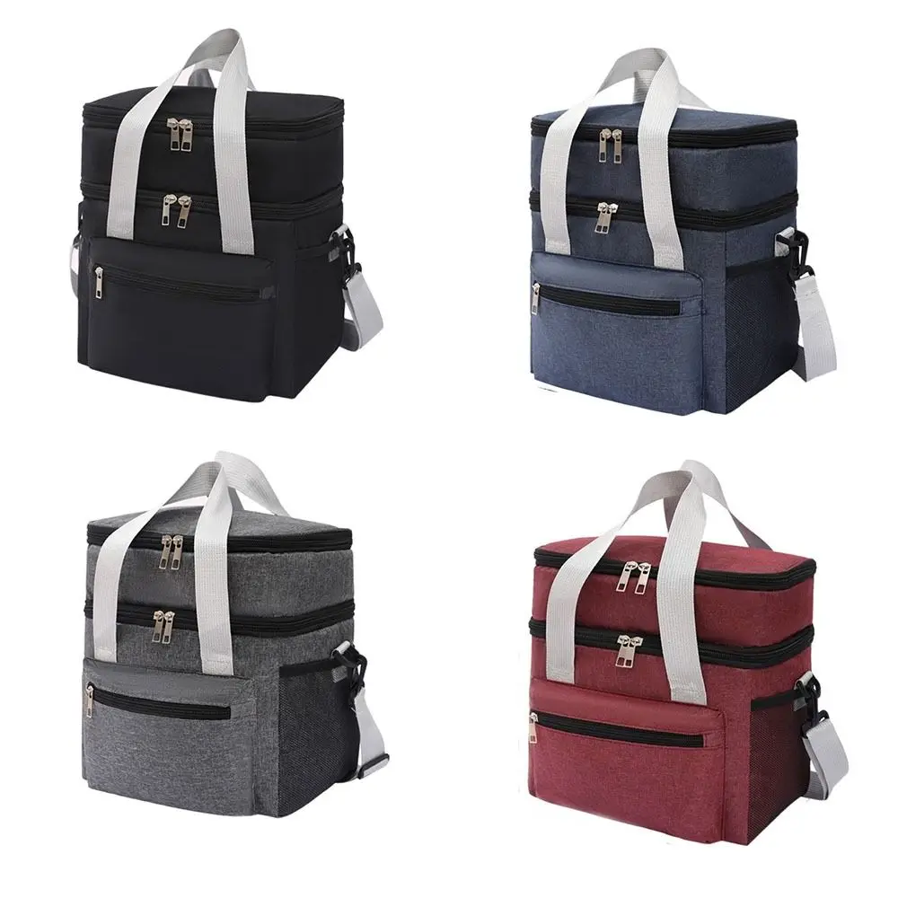 Bolsa térmica nevera portátil doble capa con correa hombro - imagen 5