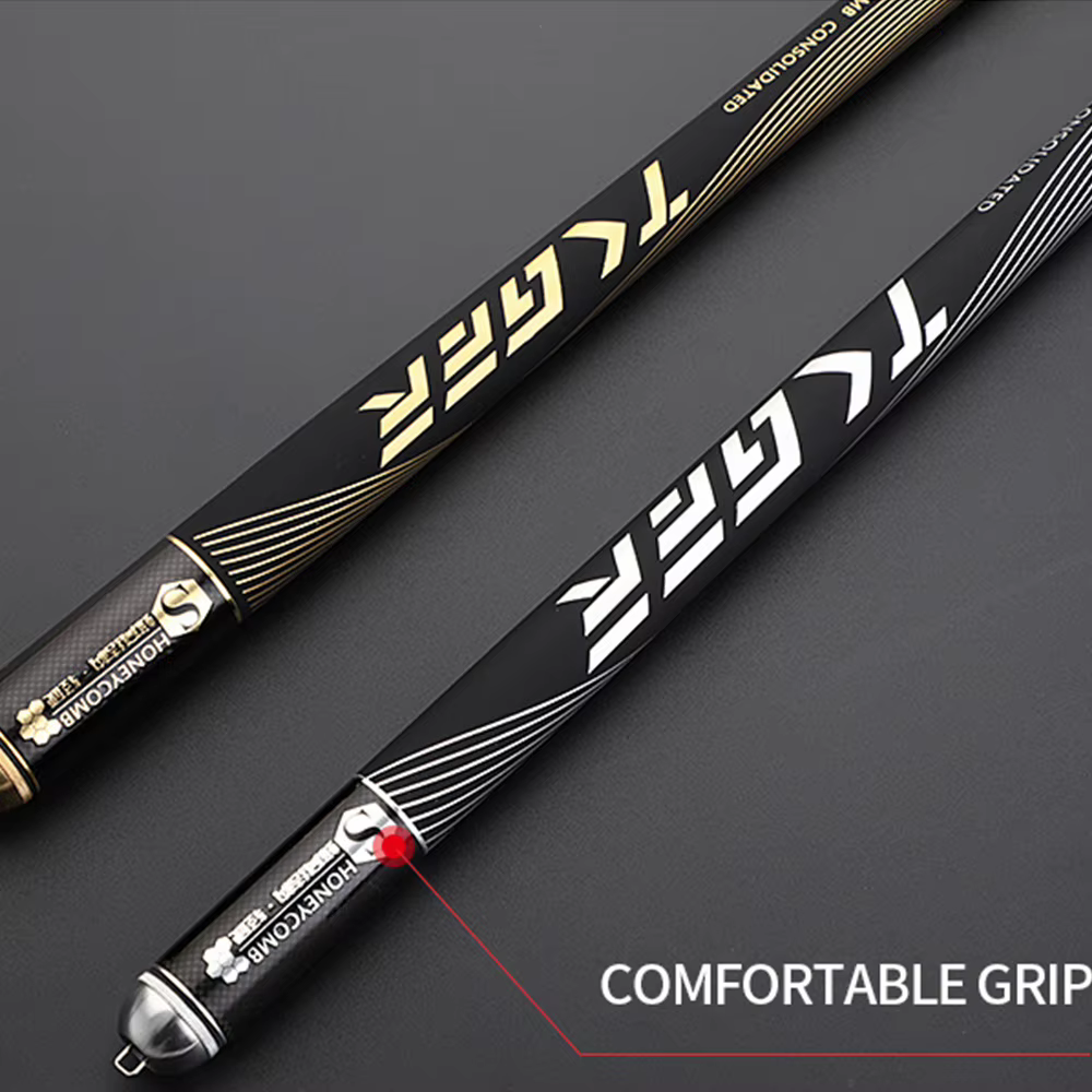Caña de pescar ultraligera Fishingfans de fibra de carbono para carpa - imagen 4
