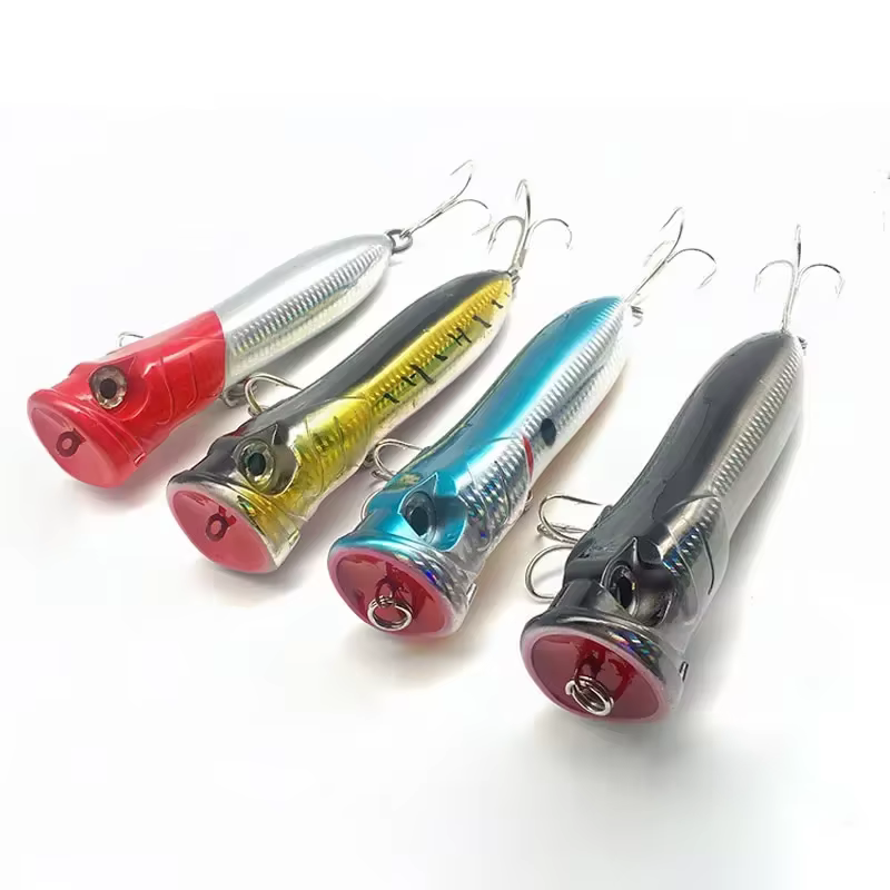 Popper de superficie rígido 180 mm – Ojos 3D para agua sal - imagen 2