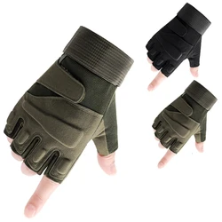 Guantes de pesca medio dedo para hombre - exteriores resistentes
