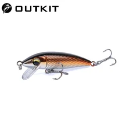 Outkit Swimbait Minnow Flotante 5,6cm 4,6g para lucio