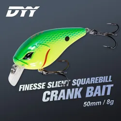 Crankbait Squarebill NOEBY 50 mm – Señuelo para Perca, Lucio y Lubina