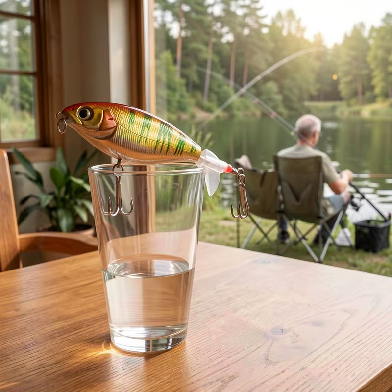 Cebo Topwater Propulsor 3D para Perca y Trucha - imagen 5