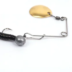 OUTKIT Spinners de pesca – Señuelos giratorios con anzuelos de púas