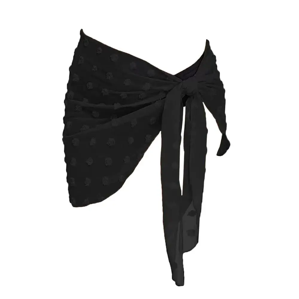 Vestido corto de chifón ligero UPF – Cubre bikini y traje de baño