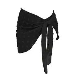 Vestido corto de chifón ligero UPF – Cubre bikini y traje de baño