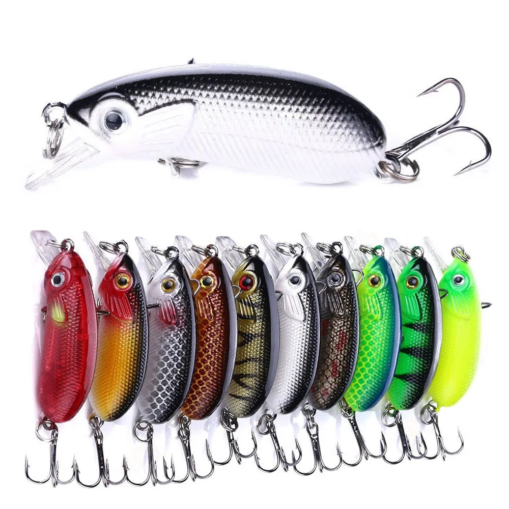 Mini crankbait cuadrado wobbler duro de inmersión para pesca - imagen 3