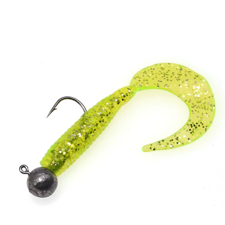 Cebo Blando JYJ 8cm Wobbler Cola Circular – Silicona 3,7g - imagen 2