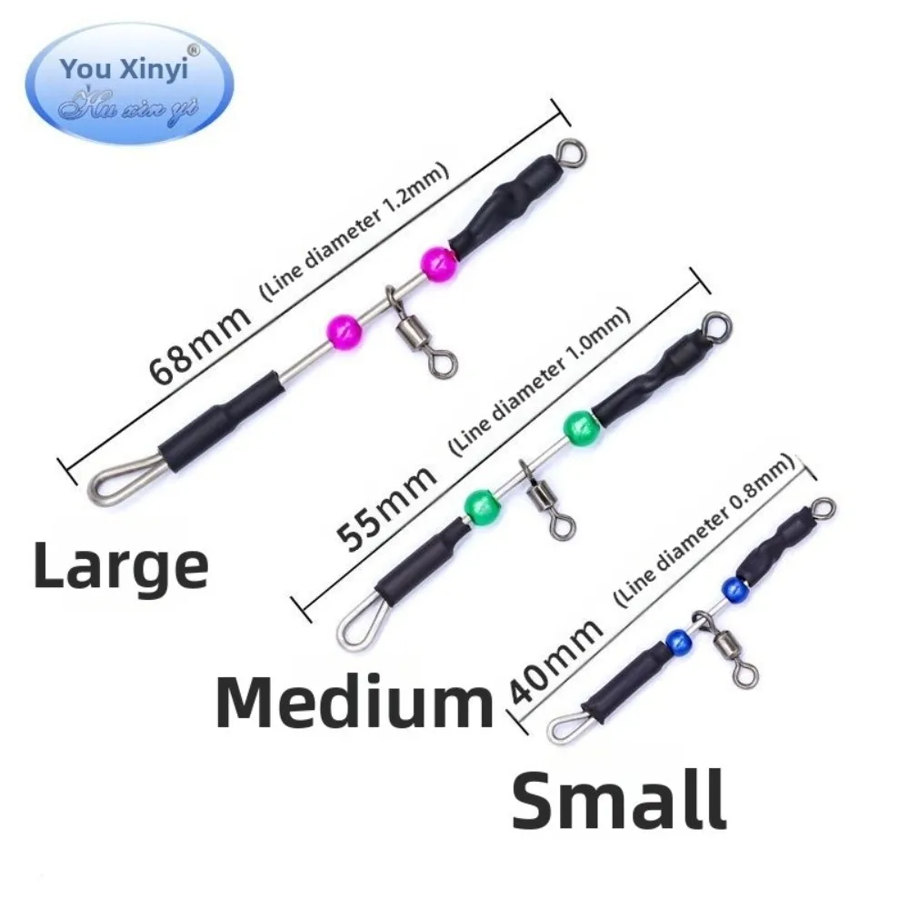 Conector giratorio en T de 3 vías antienredos para pesca marina - imagen 5