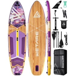 WETARE Tabla Paddle Surf Inflable – Extra ancha para pesca