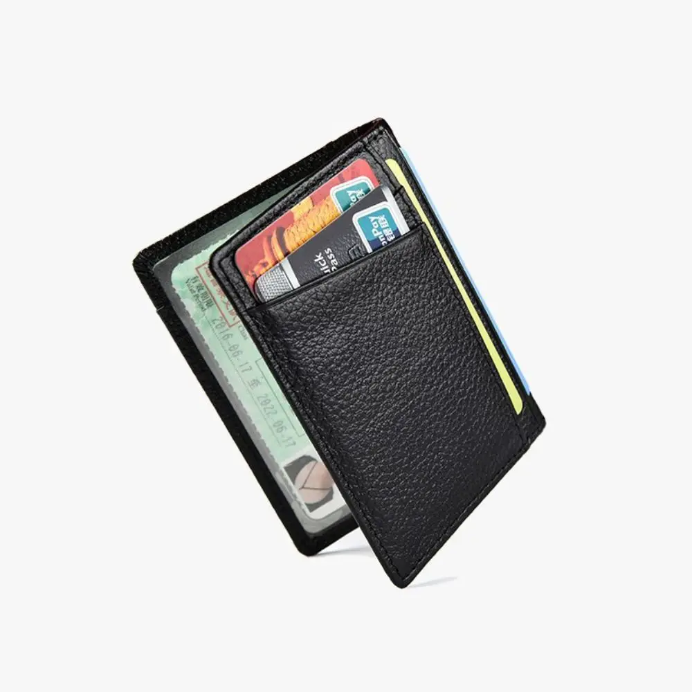 Cartera delgada de cuero con ranuras para tarjetas - imagen 3