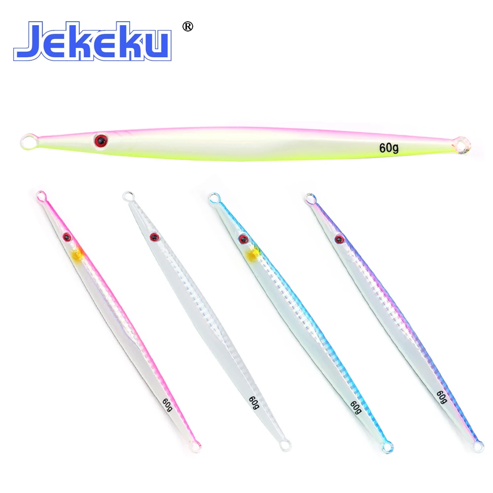 JEKEKU señuelo cuchara jigging lento para pesca de mar