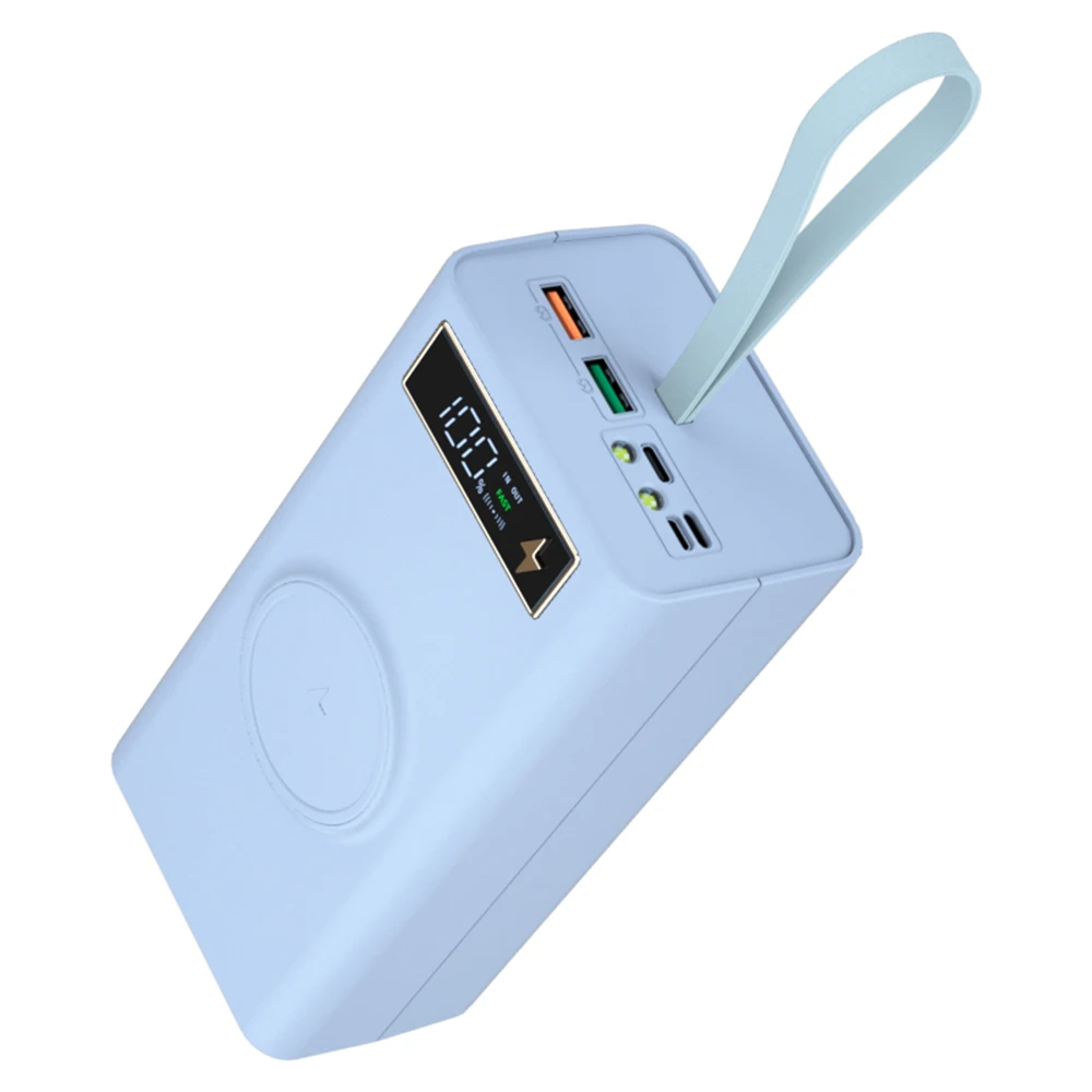 Caja porta baterías 18650 T21 con doble USB y linterna - imagen 3