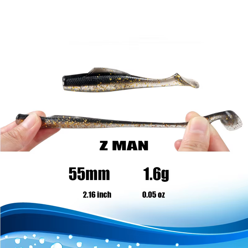 Señuelo Blando Sábalo Artificial – Doble color para lubina y lucio - imagen 4