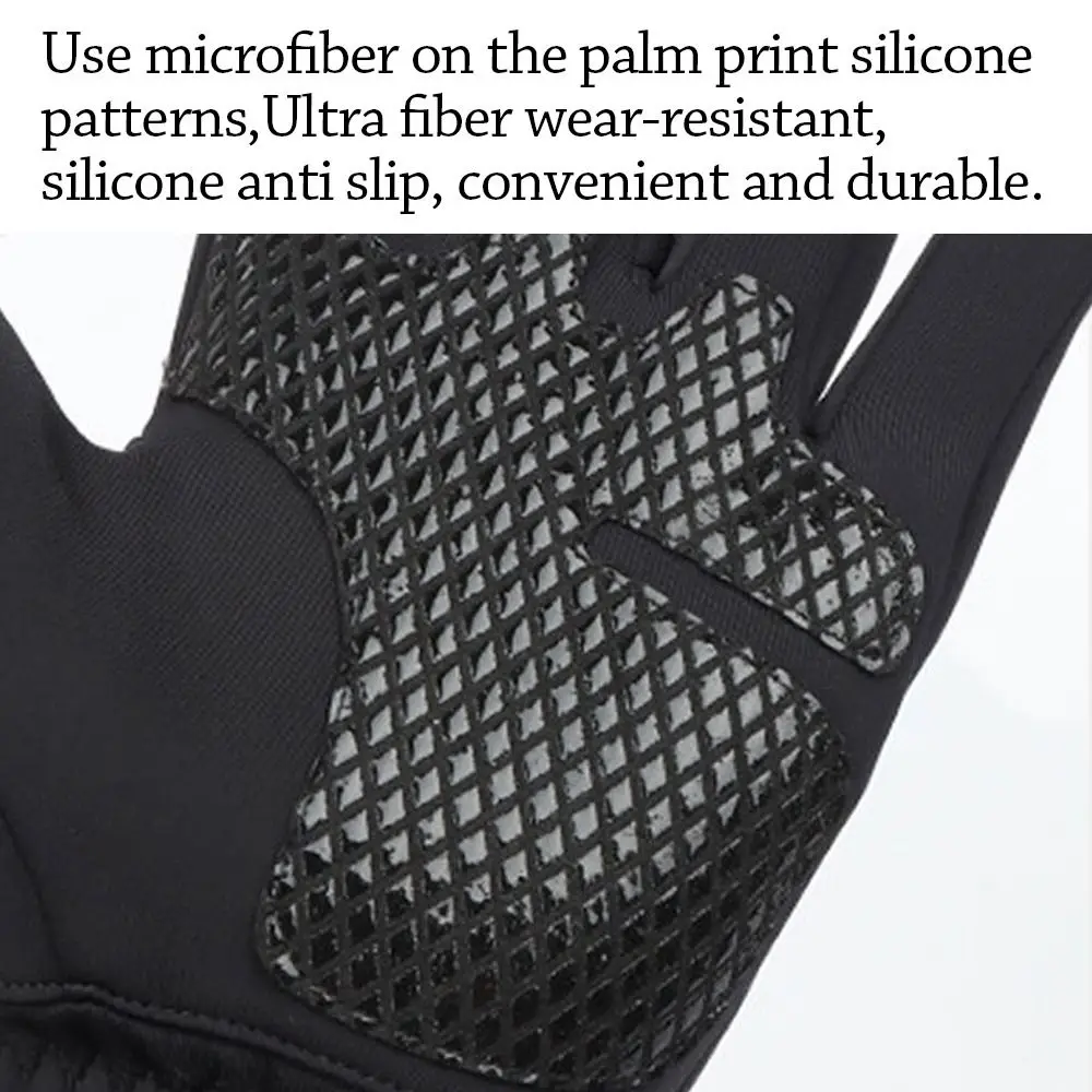 Guantes calefactables USB impermeables recargables para pesca