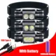 Linterna frontal LED para pesca USB-C recargable resistente al agua - imagen 5