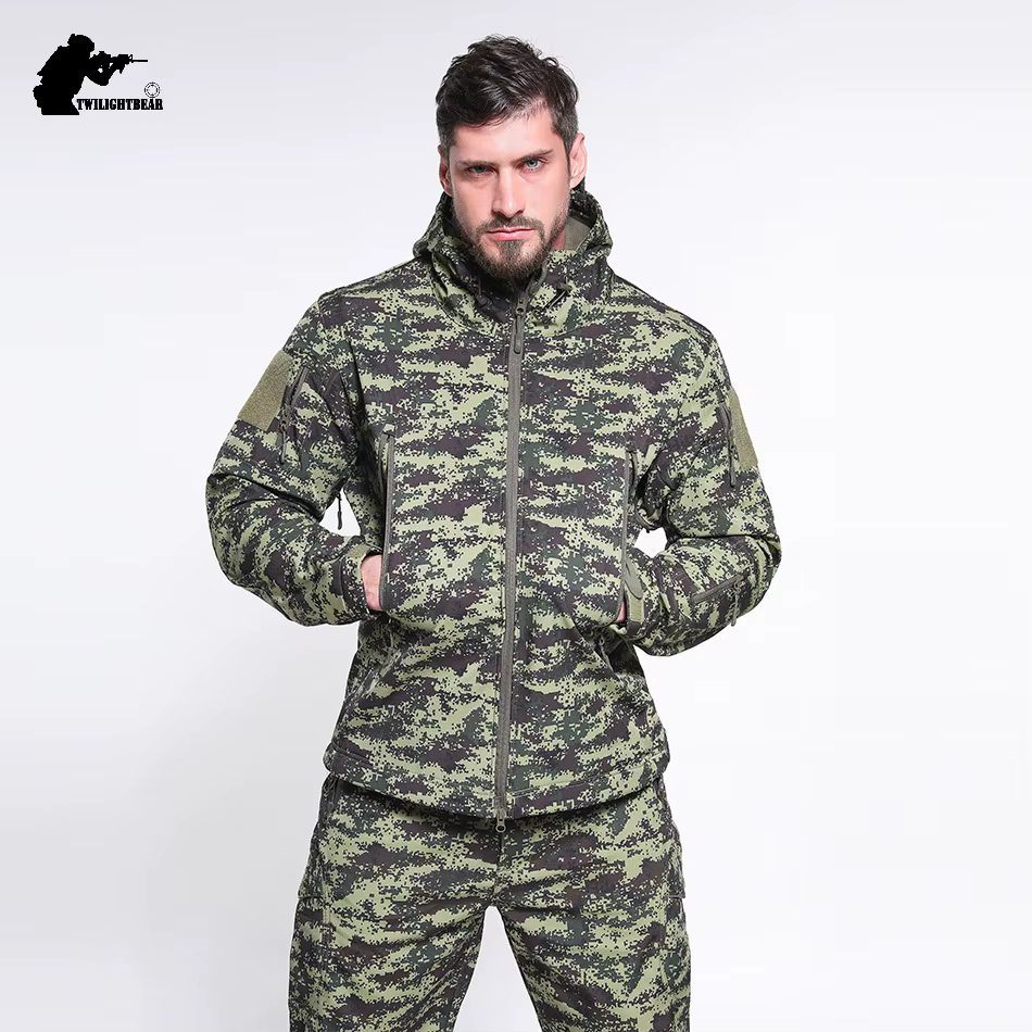 Traje de pesca Softshell impermeable camuflaje - imagen 4