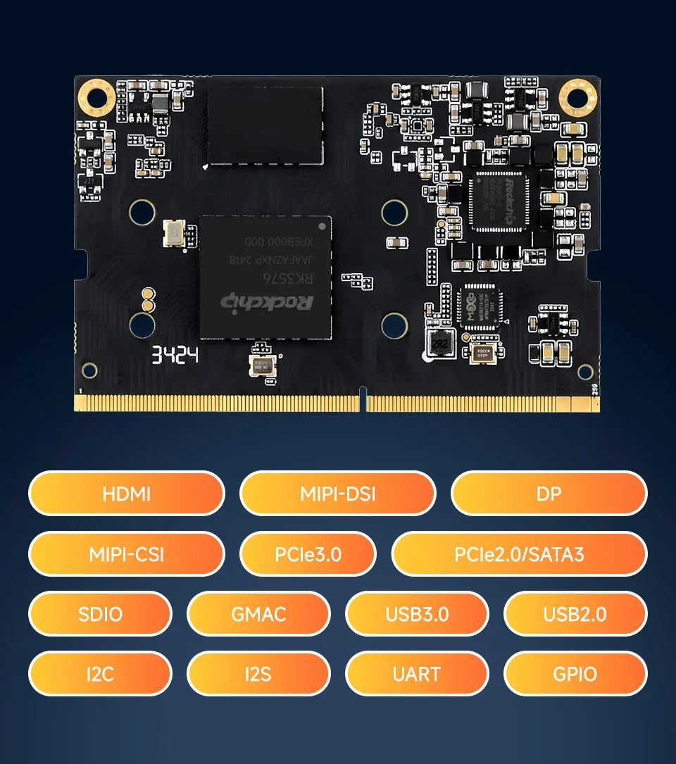 Rockchip RK3576 Waveshare Luckfox Core3576 procesador para módulos - imagen 2