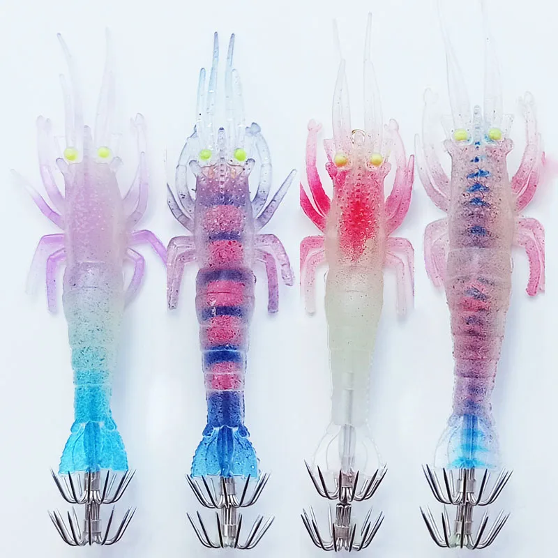 Cebo Artificial Camarón – Señuelo Blando para Pulpo y Calamar - imagen 2