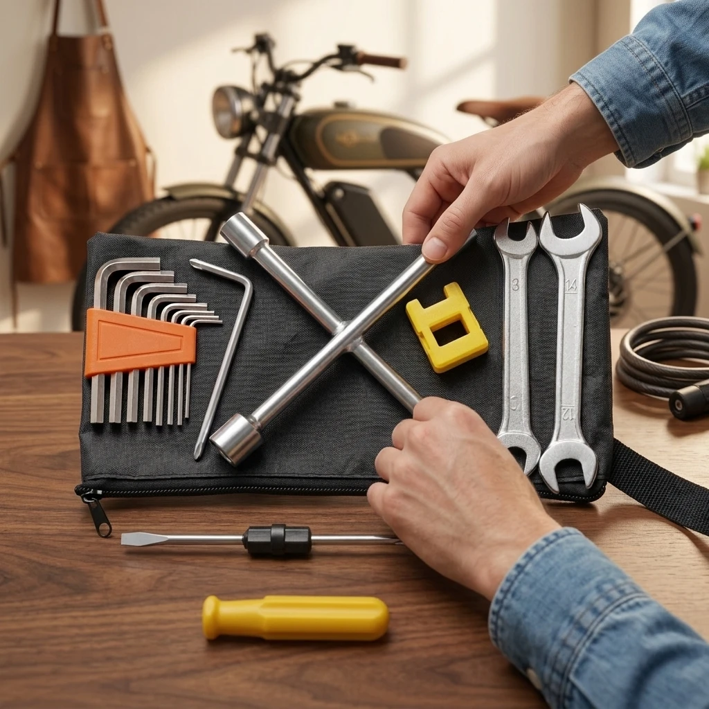 Kit de reparación de scooter eléctrico portátil para emergencias - imagen 5