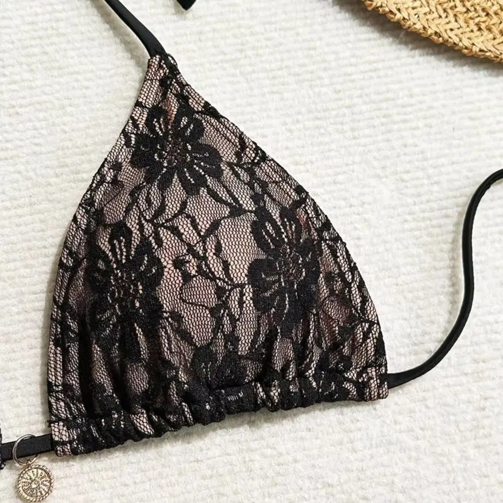 Conjunto bikini encaje brasileño veraniego – traje de baño - imagen 2