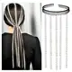 Cadena de pelo metal punk para adorno de cabeza con estilo - imagen 5
