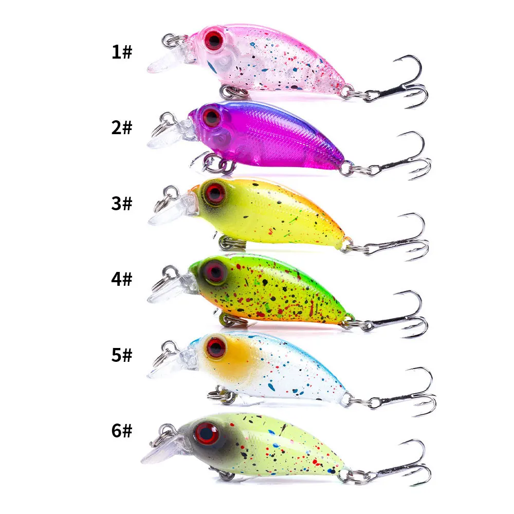 Señuelos Crankbait para trucha, hundimiento lento y anzuelo afilado - imagen 2