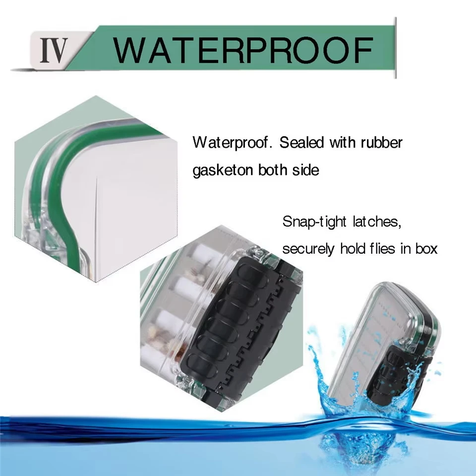 Caja de pesca con mosca MAXCATCH NDS impermeable doble cara - imagen 4