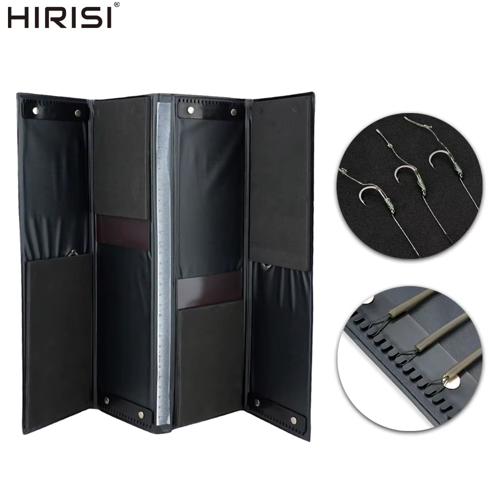 Billetera de aparejos de carpa Hirisi W103 – Estuche organizador con 6 tableros - imagen 4