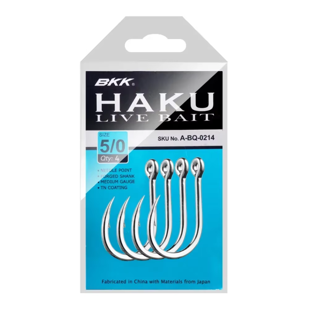 Anzuelos Jigging BKK HAKU – Placa de hierro para mar - imagen 3