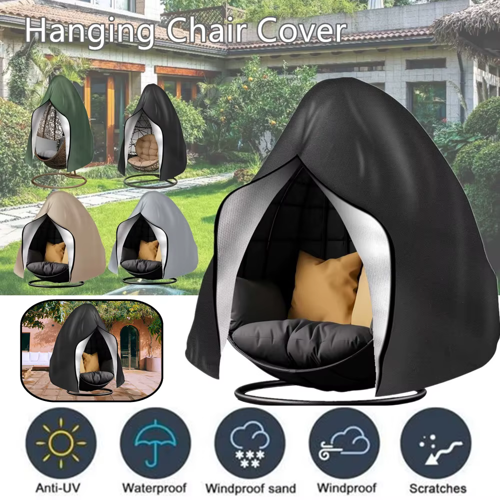 Funda impermeable silla huevo colgante jardín 210D - imagen 3