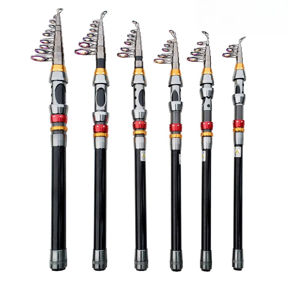 Caña Telescópica Carbono Surfcasting Extensible 1,8-3,6m Ultraligera - imagen 3