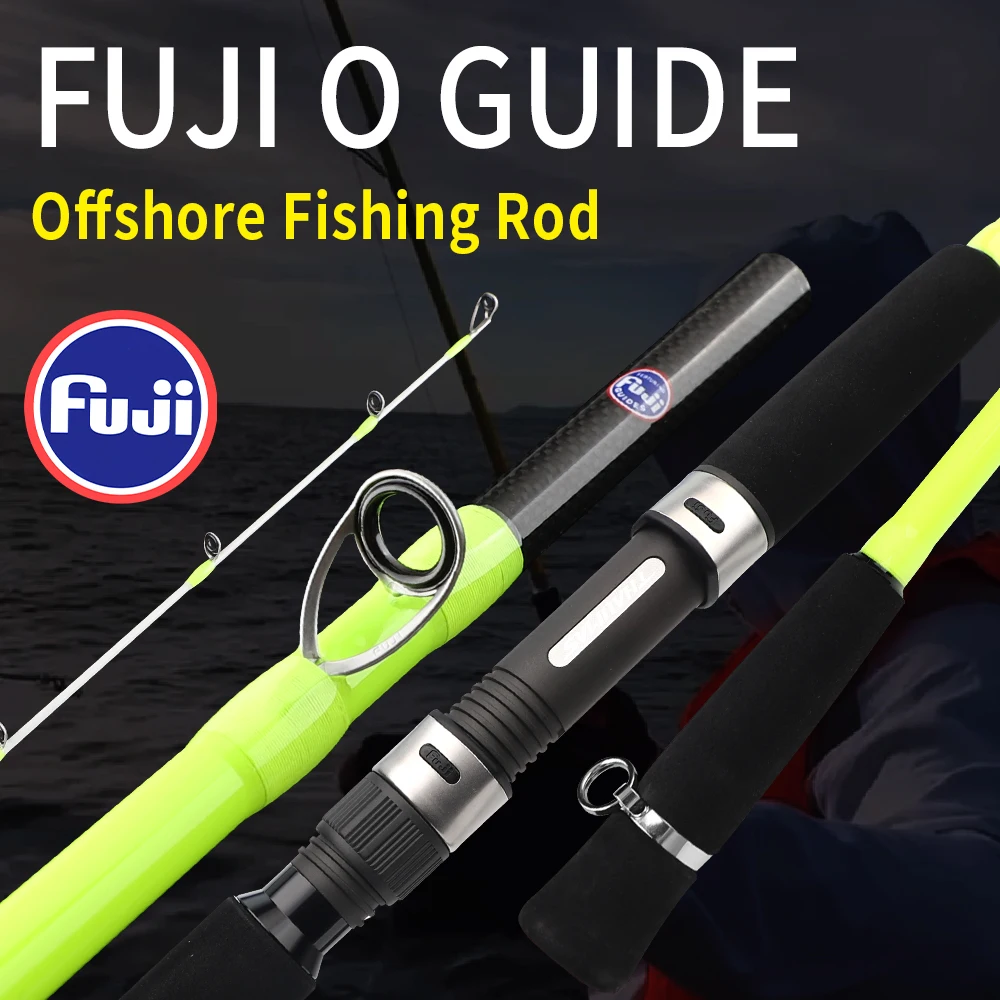 Caña FISHINGFANS con componentes Fuji y punta noctilucente