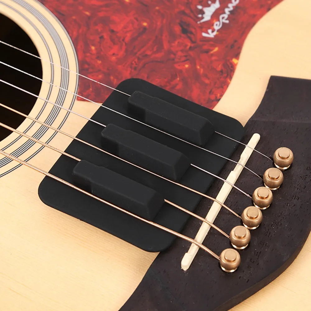 Vista del conjunto para silenciar la guitarra