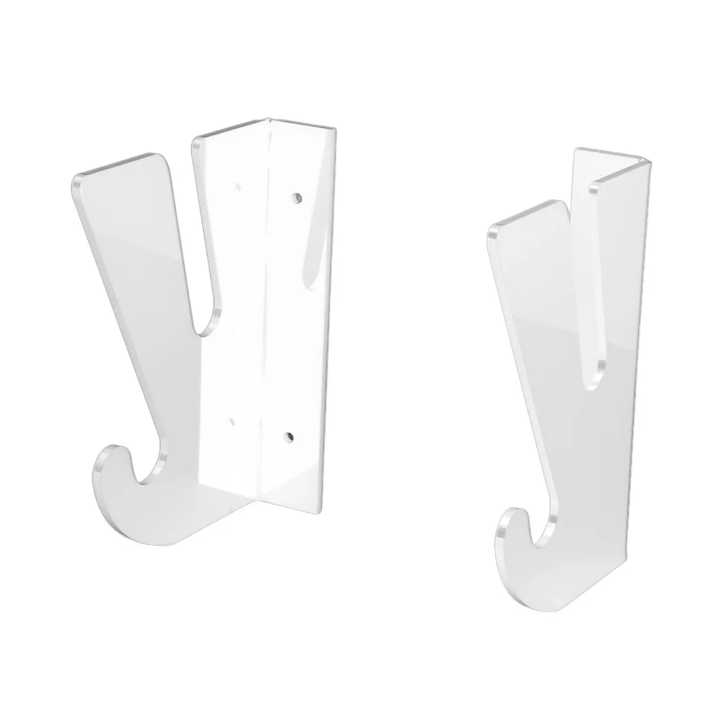 Soportes patinete acrílico doble capa con estante transparente