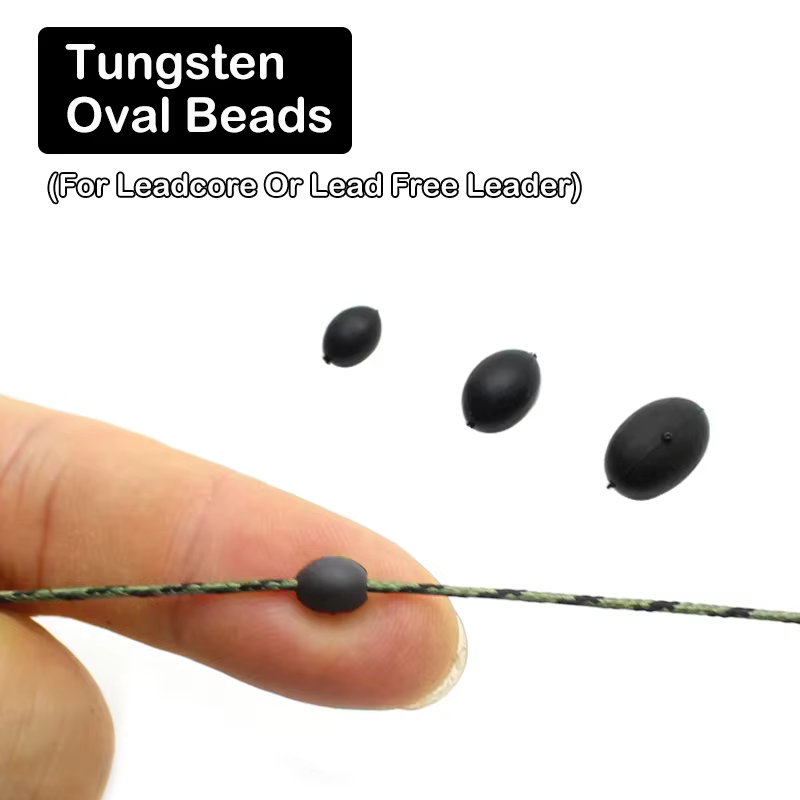 Cuentas ovaladas tungsteno para pesca carpa - Chod Rig - imagen 2