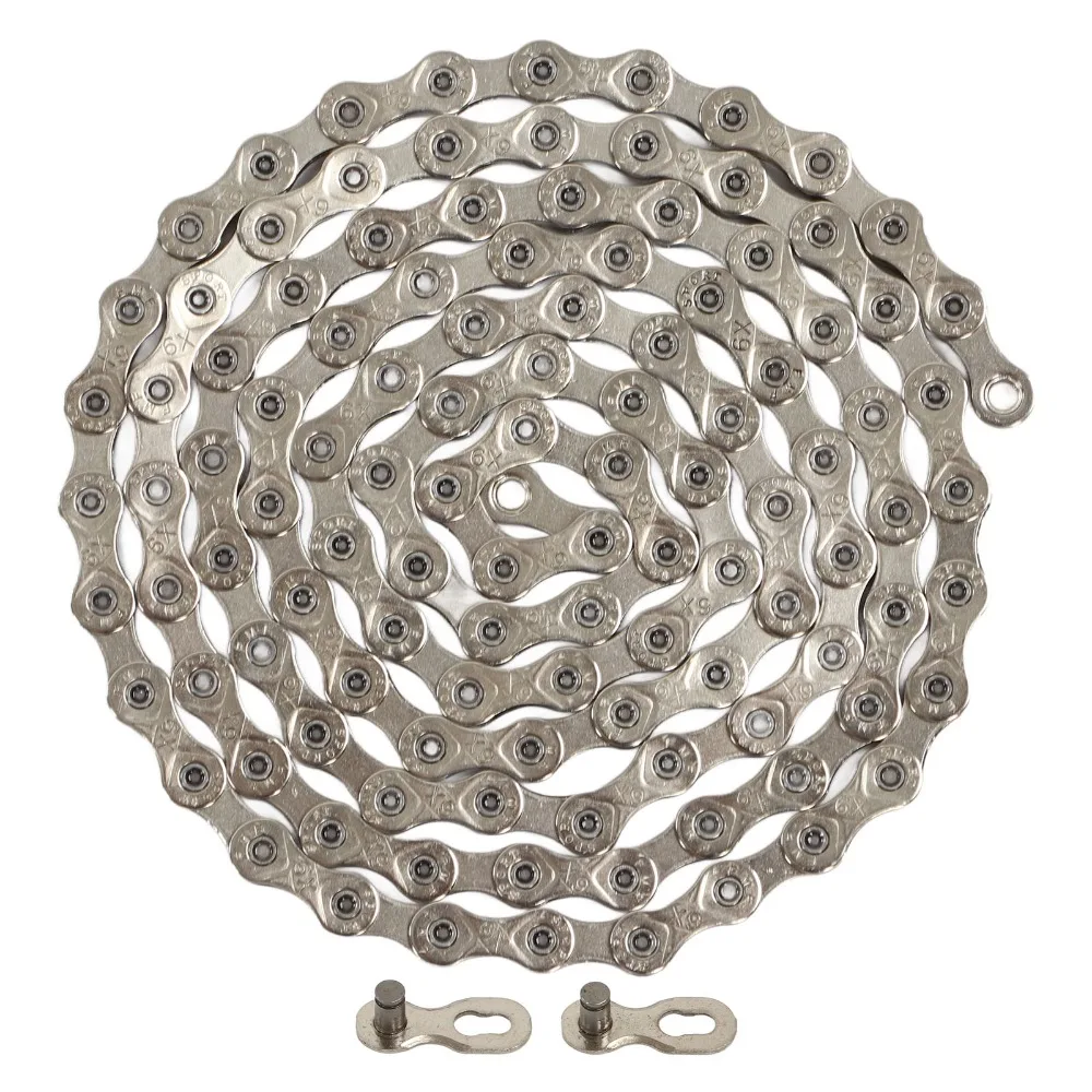 Shimano SRAM Cadena 9 velocidades acero alto carbono compatible