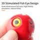 Cabezas de jig UV Kawa Fishing con ojos 3D – para bacalao y lubina - imagen 2