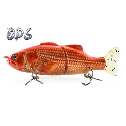 Glide Bluegill Wobbler que se hunde para lubina de cola blanda