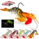 LHFSH Cebo de silicona luminoso tipo camarón con jig head - imagen 2