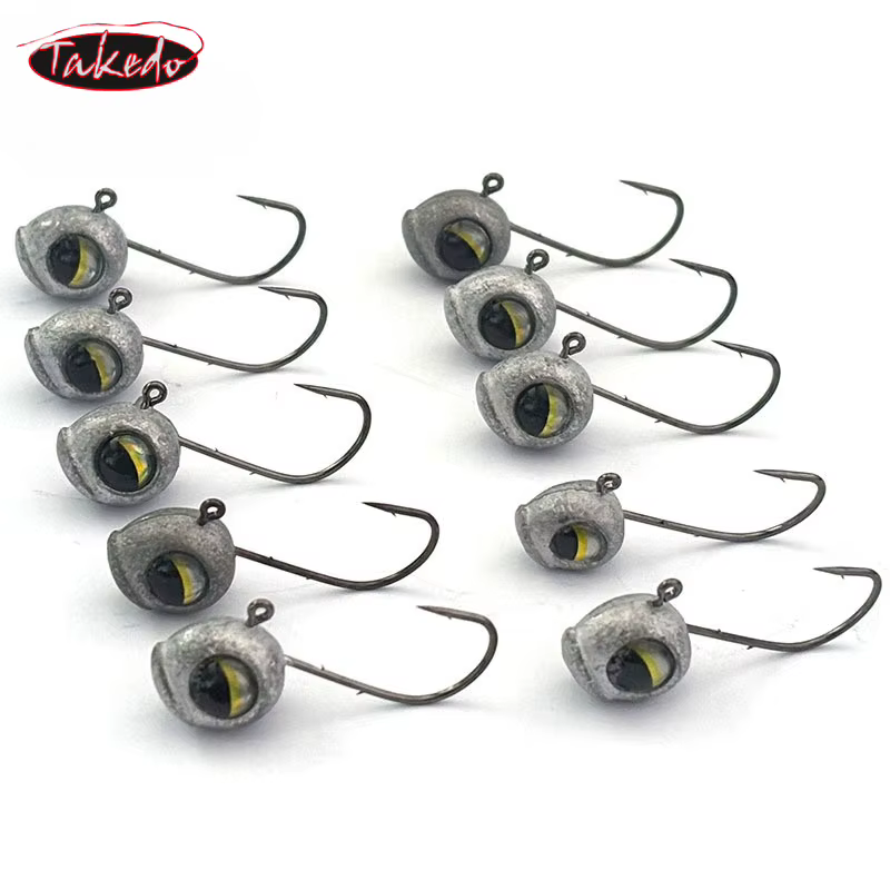 TAKEDO Jig Head Micro 3D para Ajing con Doble Púa - imagen 4