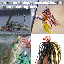 Faldas de silicona 50 hebras para spinnerbait – señuelos de pesca