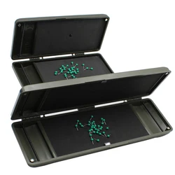 Caja de accesorios para carpa con pines, helicóptero Chod y Ronnie Rig