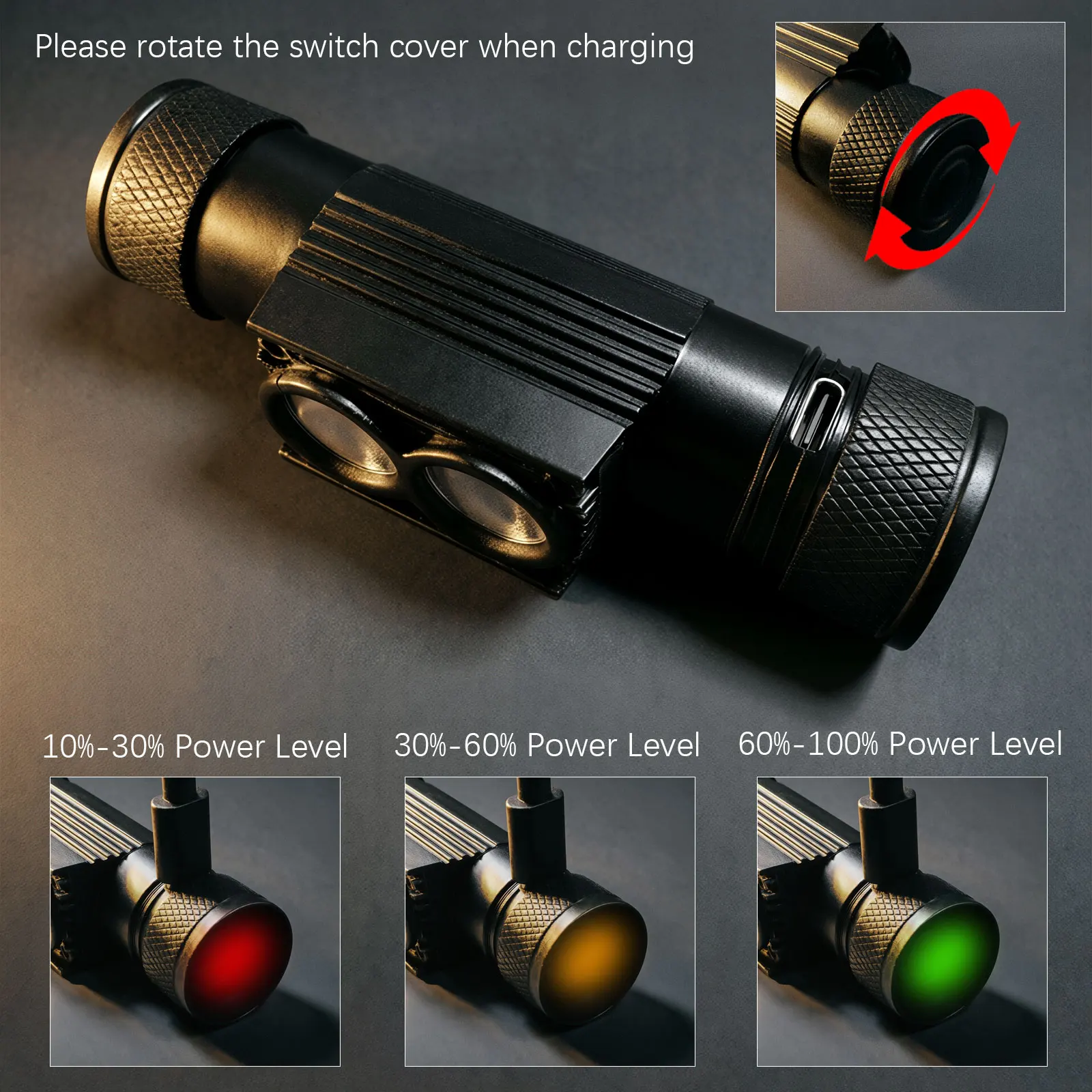 Linterna de Cabeza LED USB-C Recargable para Pesca - imagen 5