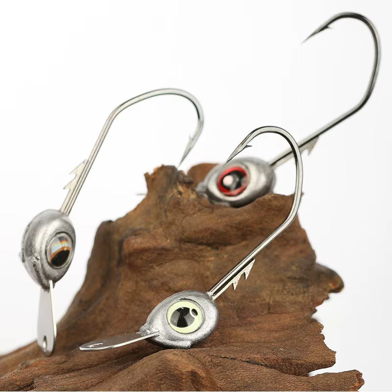 Anzuelo jig head plomado minnow con anzuelo 4X reforzado para fondo - imagen 4
