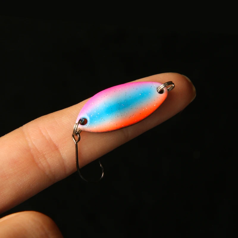 LETOYO Spinner UV Cuchara de cobre para Trucha - imagen 4