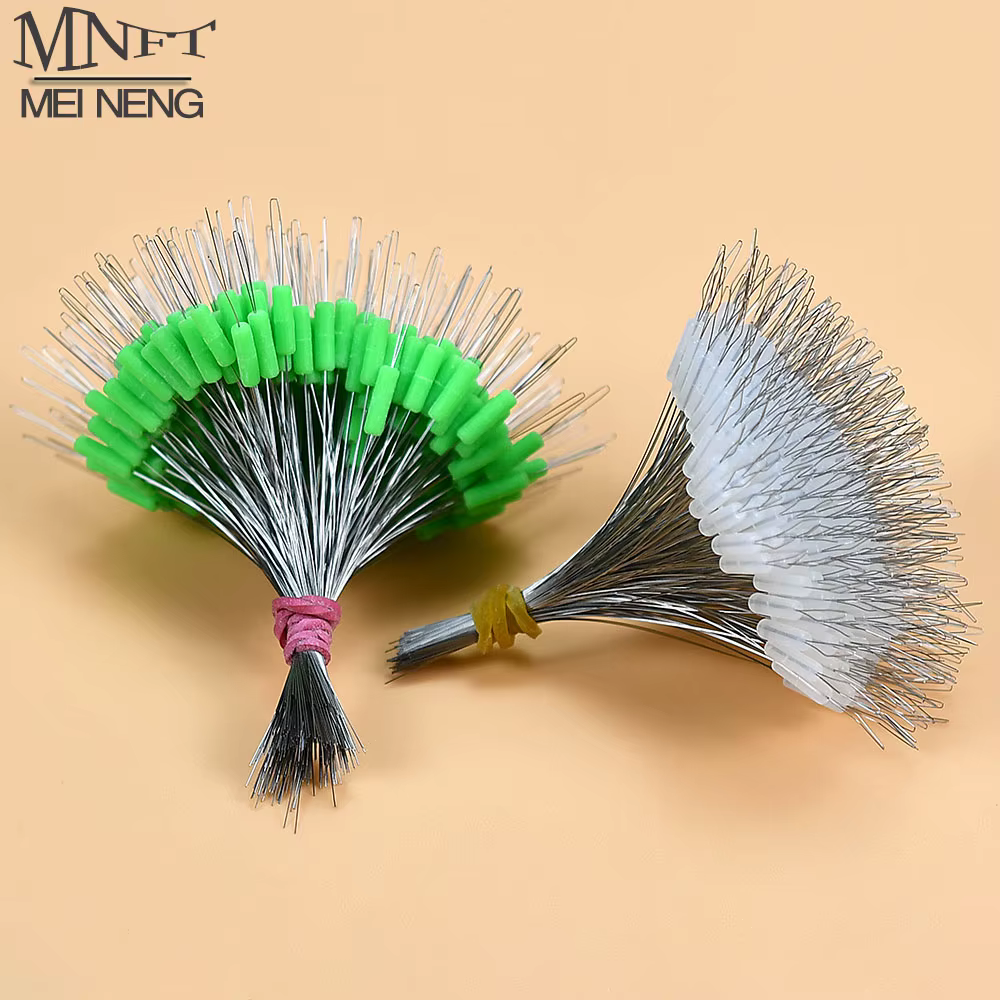 MNFT Flotadores Silicona Tipo Frijol – Antihebra para Línea de Pesca - imagen 2