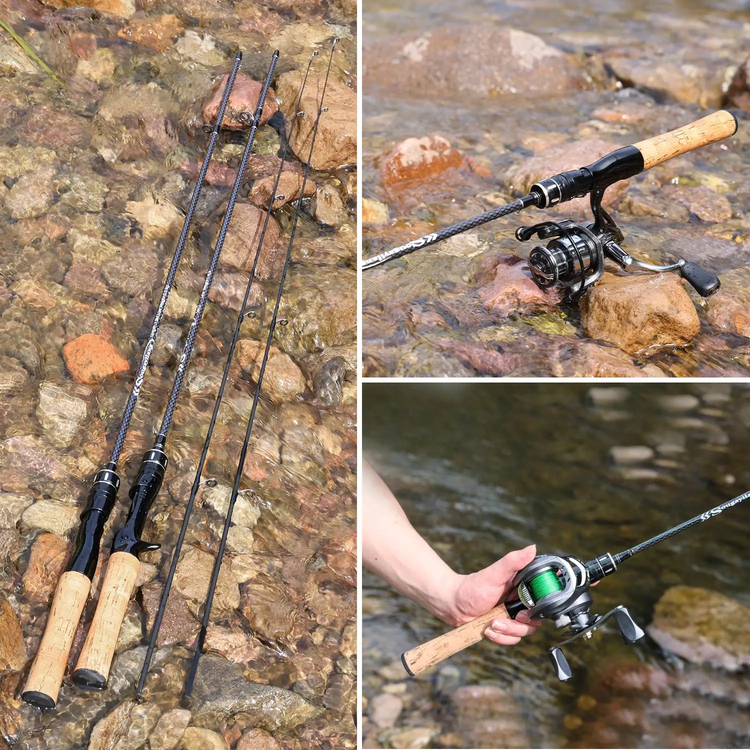 Caña ultraligera de carbono Sougayilang para pesca deportiva - imagen 5