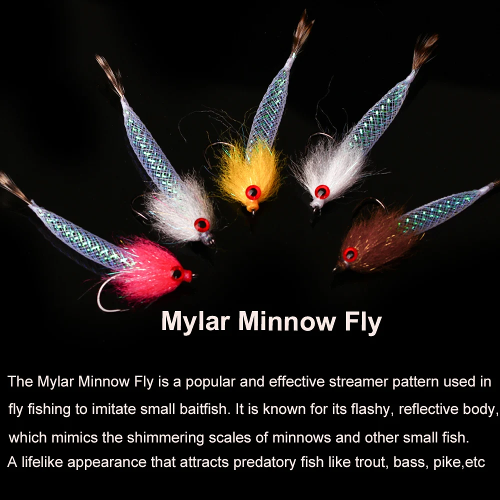 Mosca “baitfish streamer” para trucha y lubina